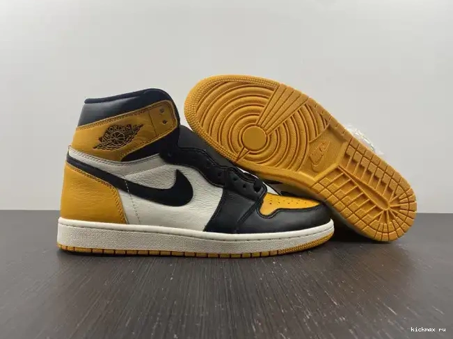 Cheap Kickmax Yellow Air Toe 1 Jordan OG High 555088-711 0516